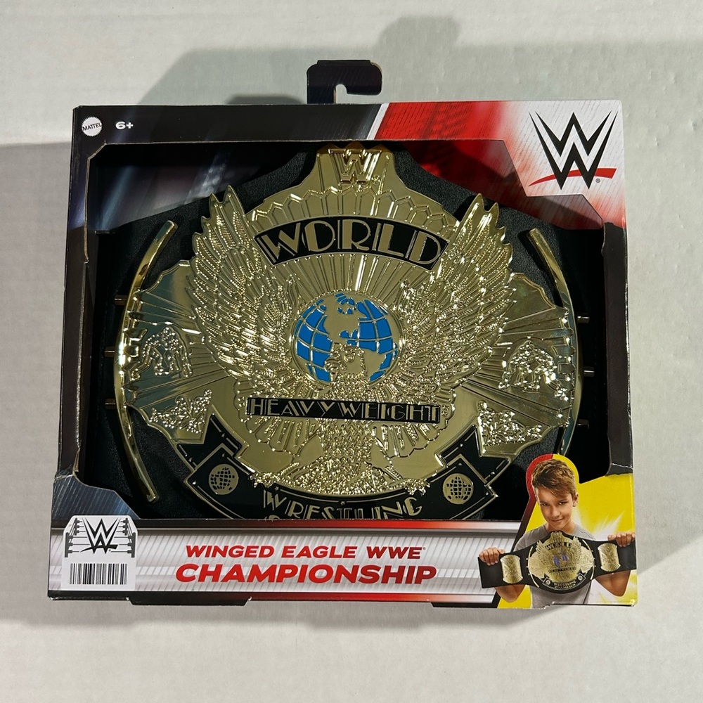 New Mattel WWE Wingled Eage WWE Championship Toy Belt Wrestling